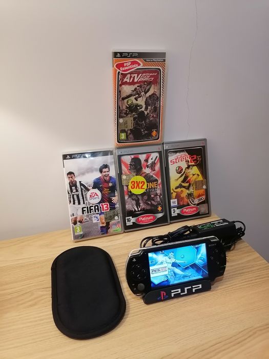 Psp consola com jogos