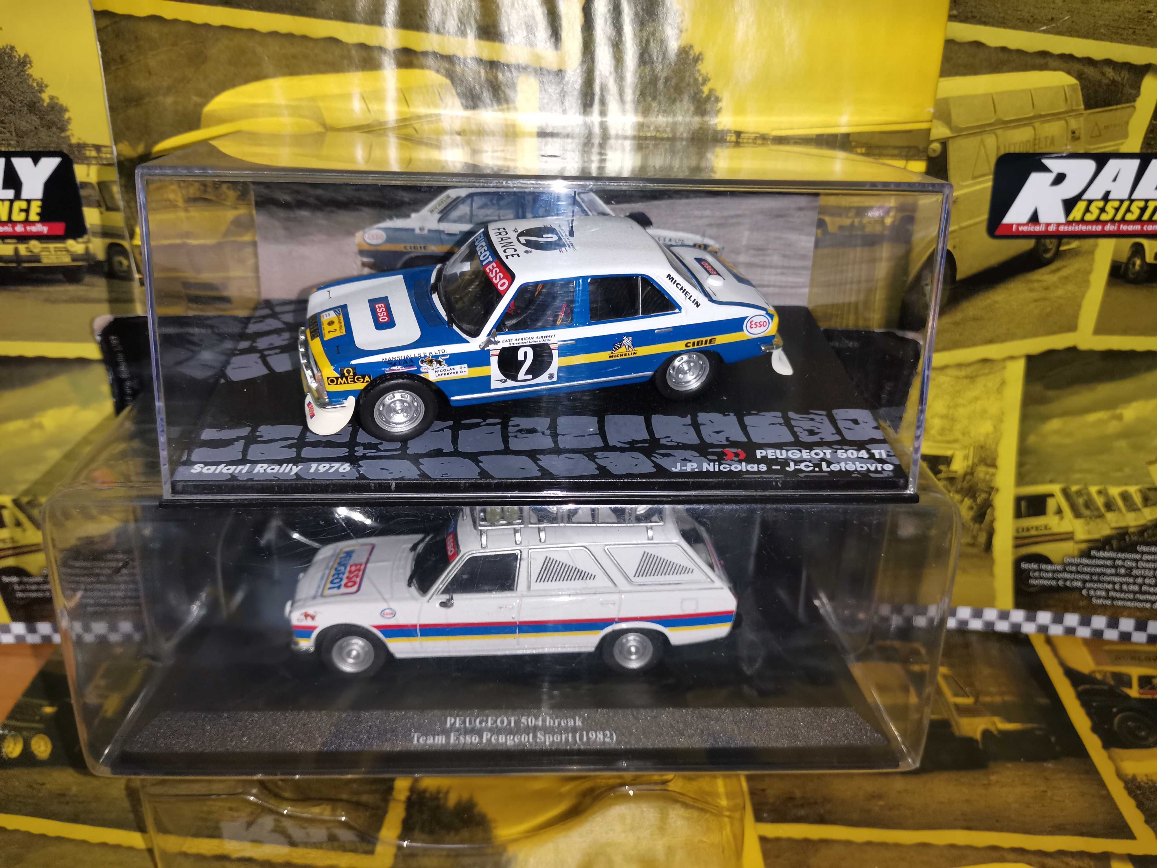 Peugeot 504 Break + Peugeot 504 Ti Team Esso Sport Escala 1 43