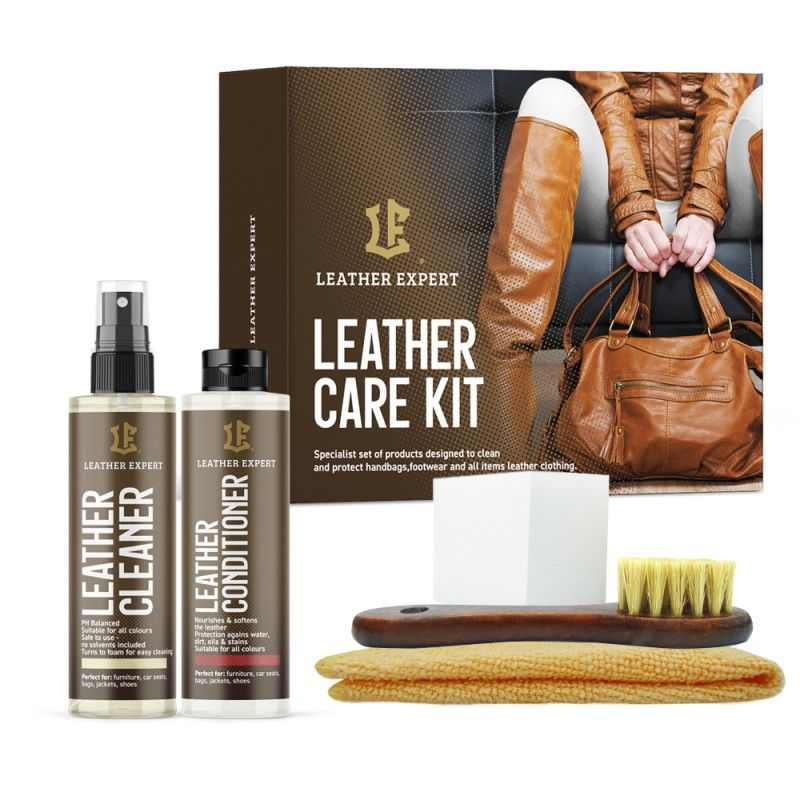 leather expert care kit 2x100ml – zestaw do czyszczenia i pielęgnacji