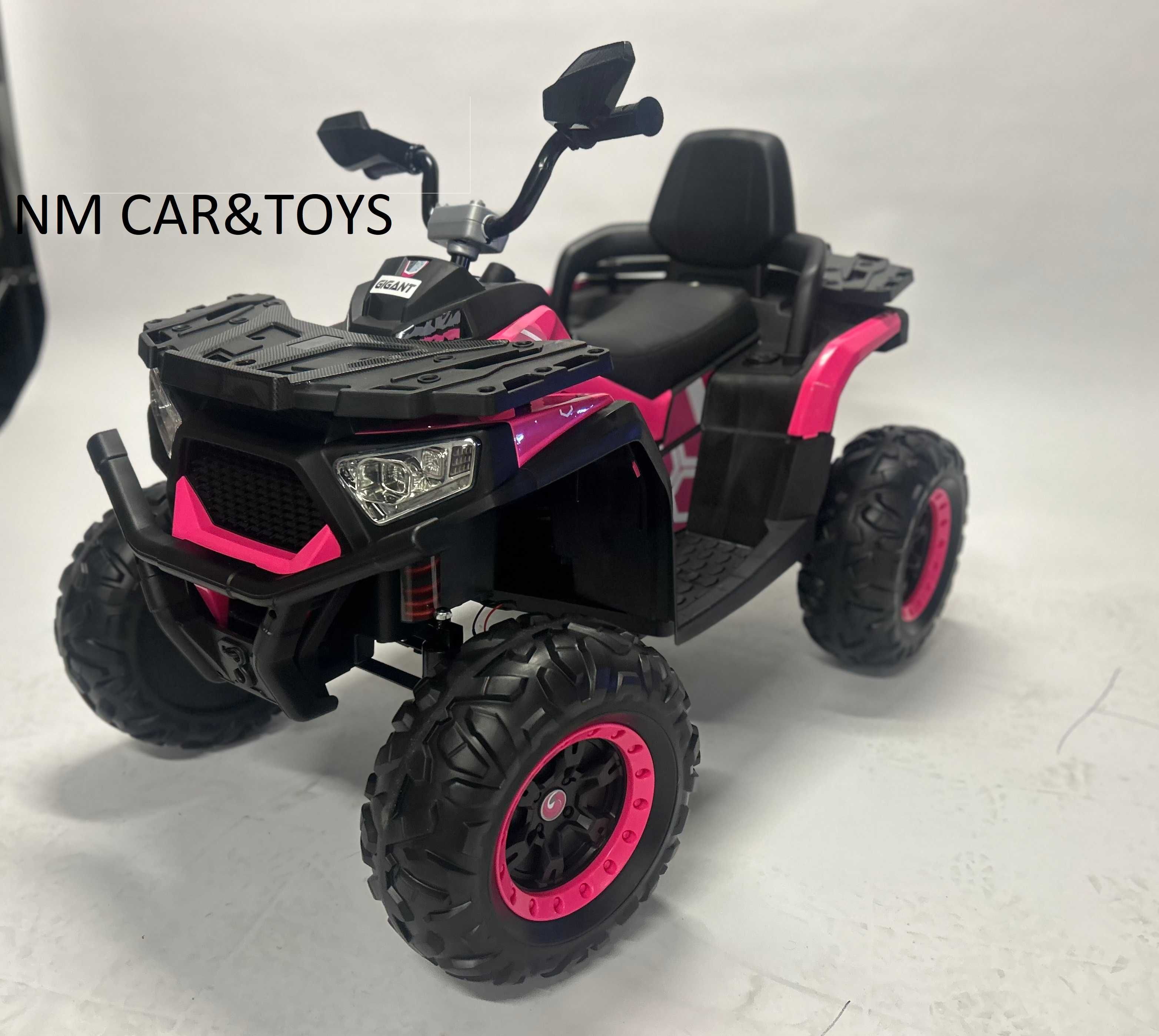 Nowość 4x4 Quad GIGANT Auto na akumulator 180W Pojazd Pilot Koła EVA