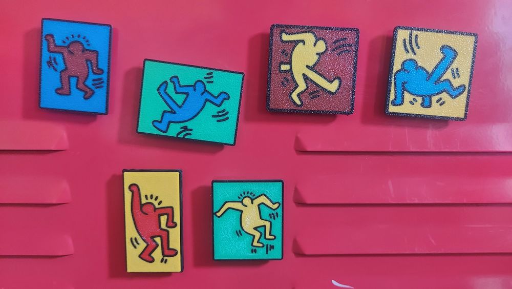 Coleção Ímans Keith Haring