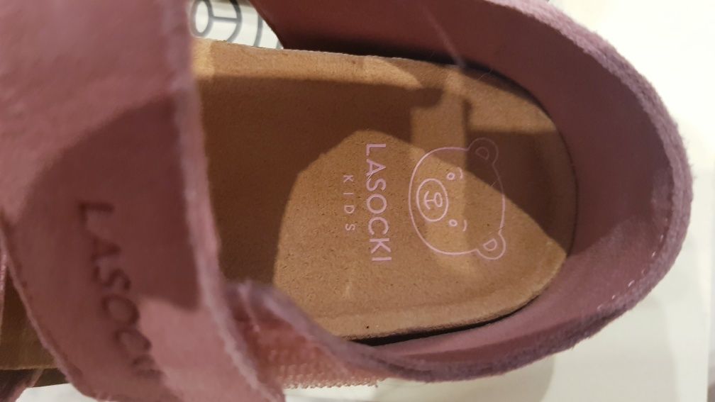 Sandałki skórzane dla dziewczynki Lasocki r.25