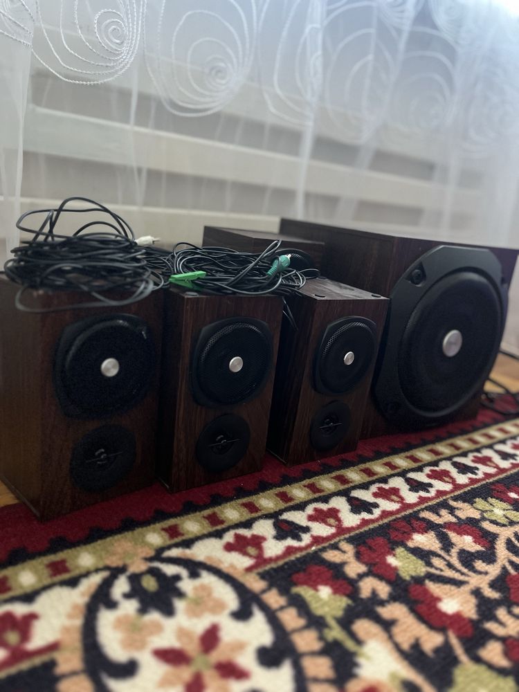 Акустична система Trust Vigor 5.1 Surround Speaker System for pc Brown