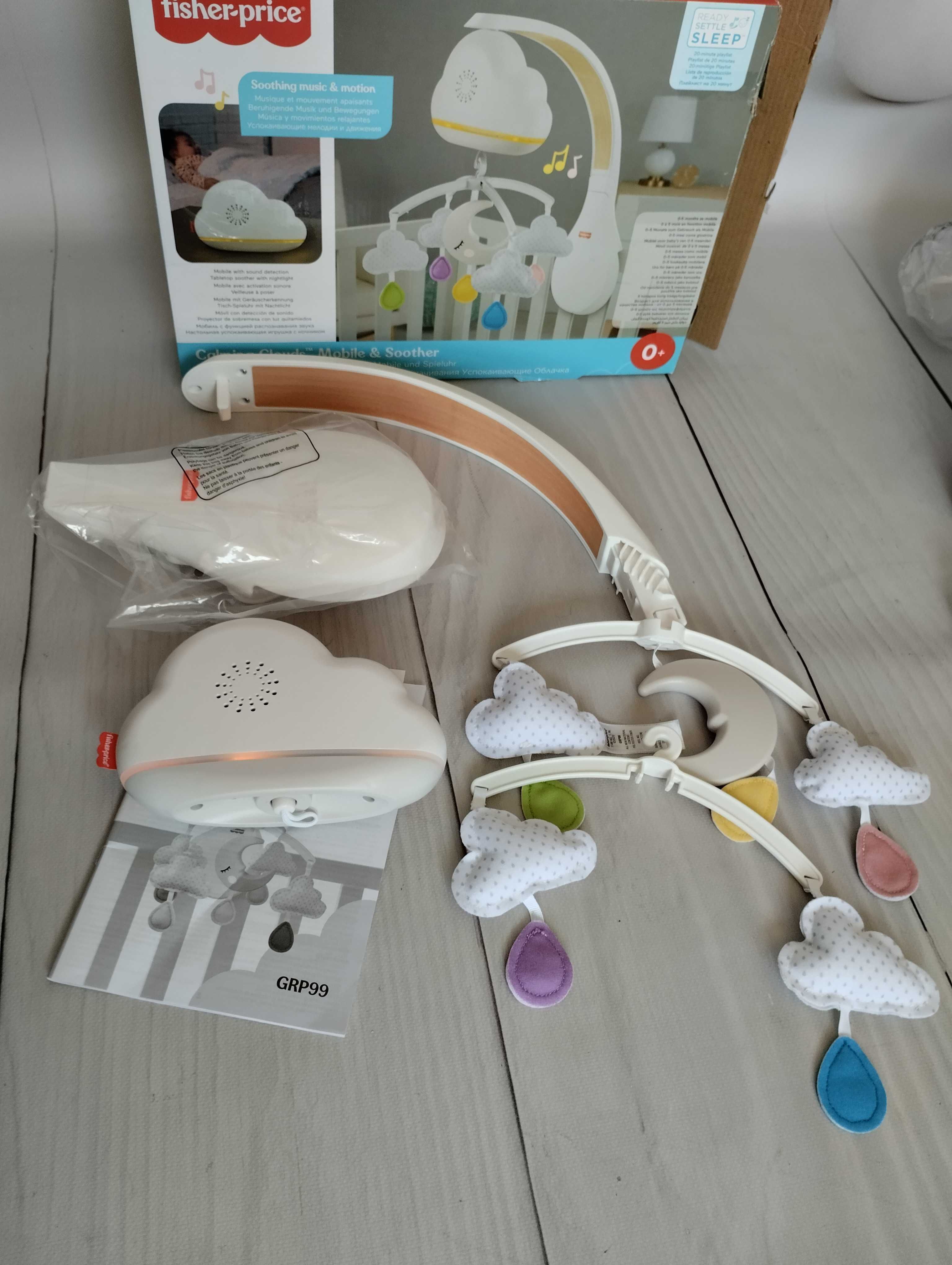 Karuzela Fisher Price GRP99 OPIS chmurka uspokaja