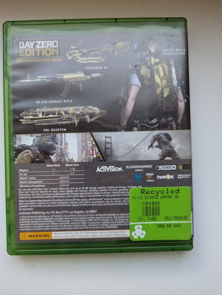 Call of Duty Advanced Warfare ігри игры диски на Xbox one series X S