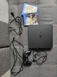 PS4 Slim 1TB + pad + 2 gry+okablowanie| gotowe do grania