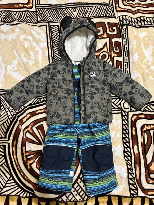 Зимова куртка та комбінезон на малюка 12-18 міс