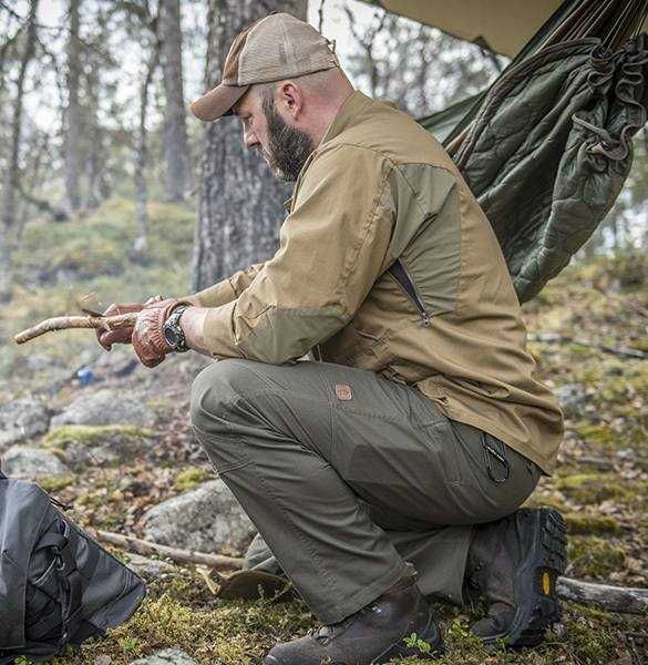 Helikon Tex Woodsman pants штани брюки з міцної танини посилені