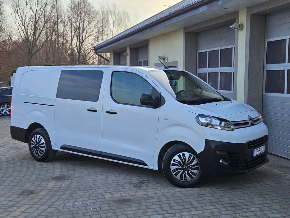 Citroën JUMPY L3 H1 Holenderka 6-Osobowy  Climatronic Navi CarPlay AndroidAuto Pdc HAK Łopatki DOFINANSOWANY