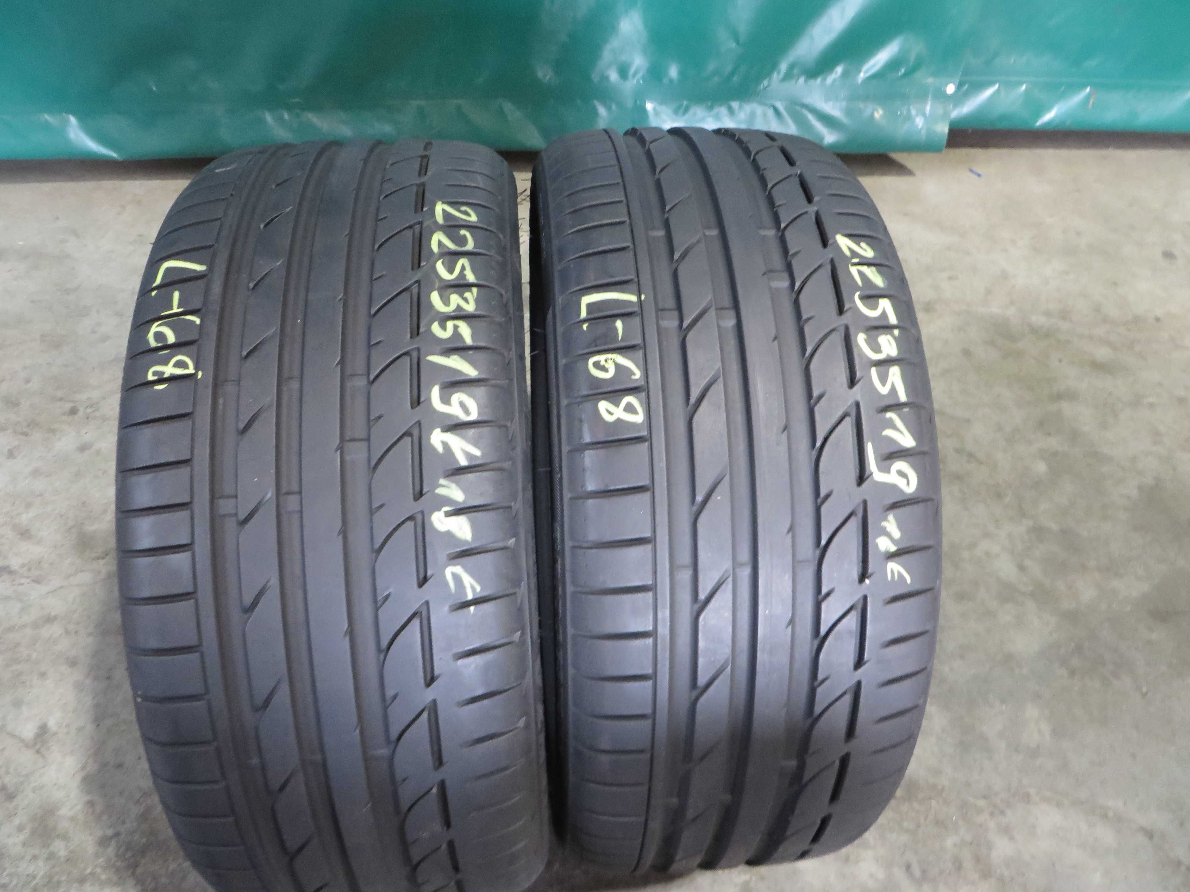 19'' 225/35/19 Bridgestone Potenza S001 Run-flat lato