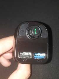 Bluetooth FM модулятор автомобильный X8 | со слотом для microSD карты