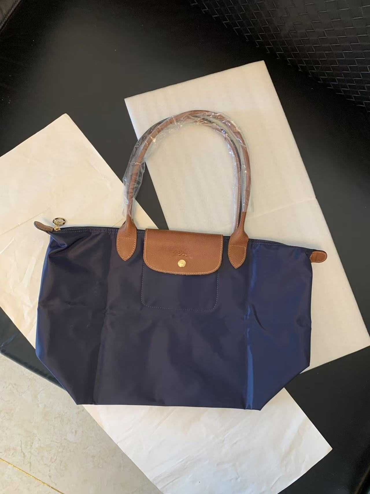 LongChamp Torebka Le Pliage Original L, kolor morza (morski niebieski)
