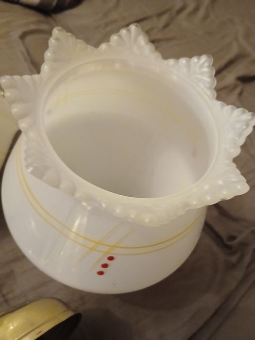 Kinkiet metalowy plus dwa klosze