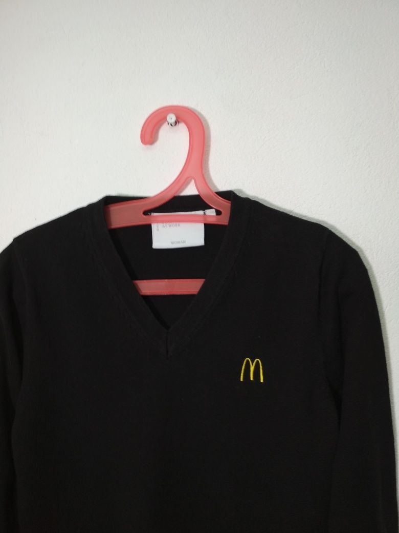 Ted Bernhardtz At Work McDonald's czarny sweter XS