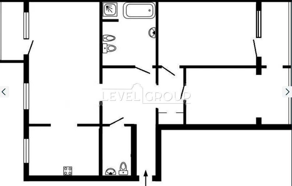 продаж 3-кімн квартири  вул. Анни Ахматової вул., 43 Осокорки
