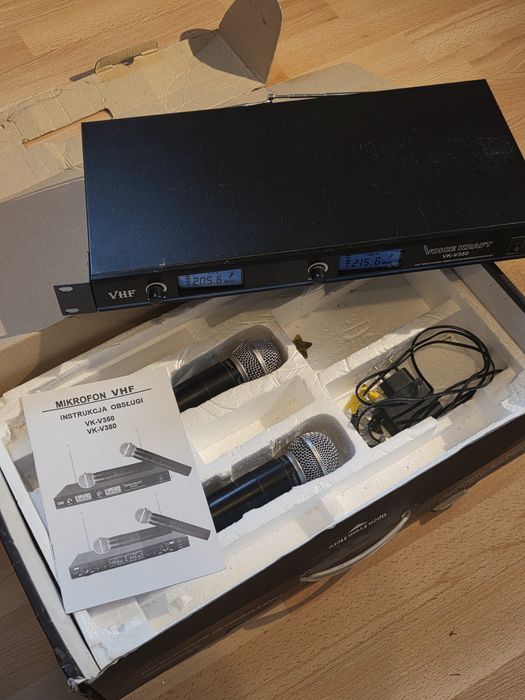 Mikrofony bezprzewodowe Voice Kraft VK-V350 – zestaw
