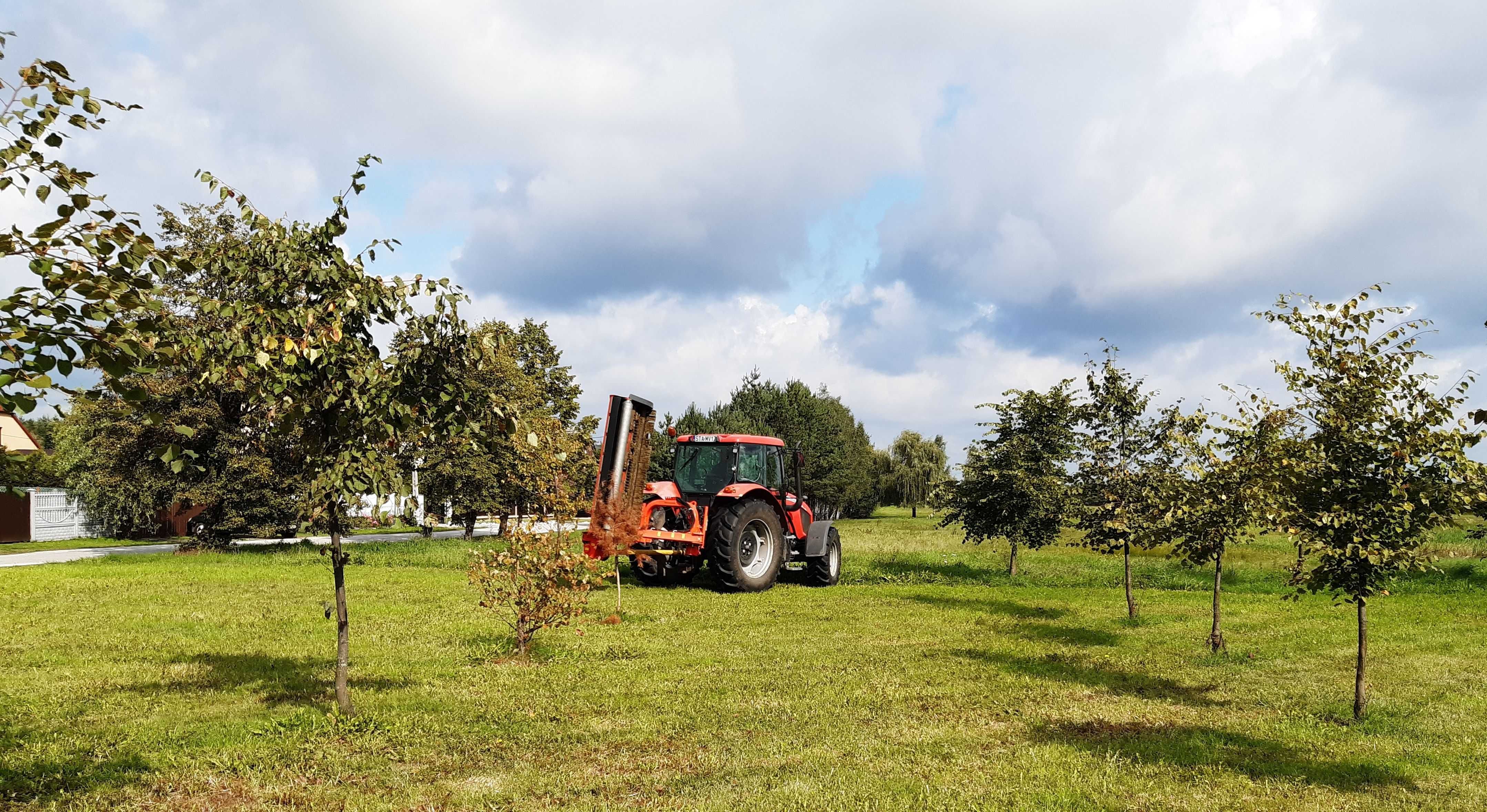 Traktor wynajem kosiarka bijakowa mulczer koszenie