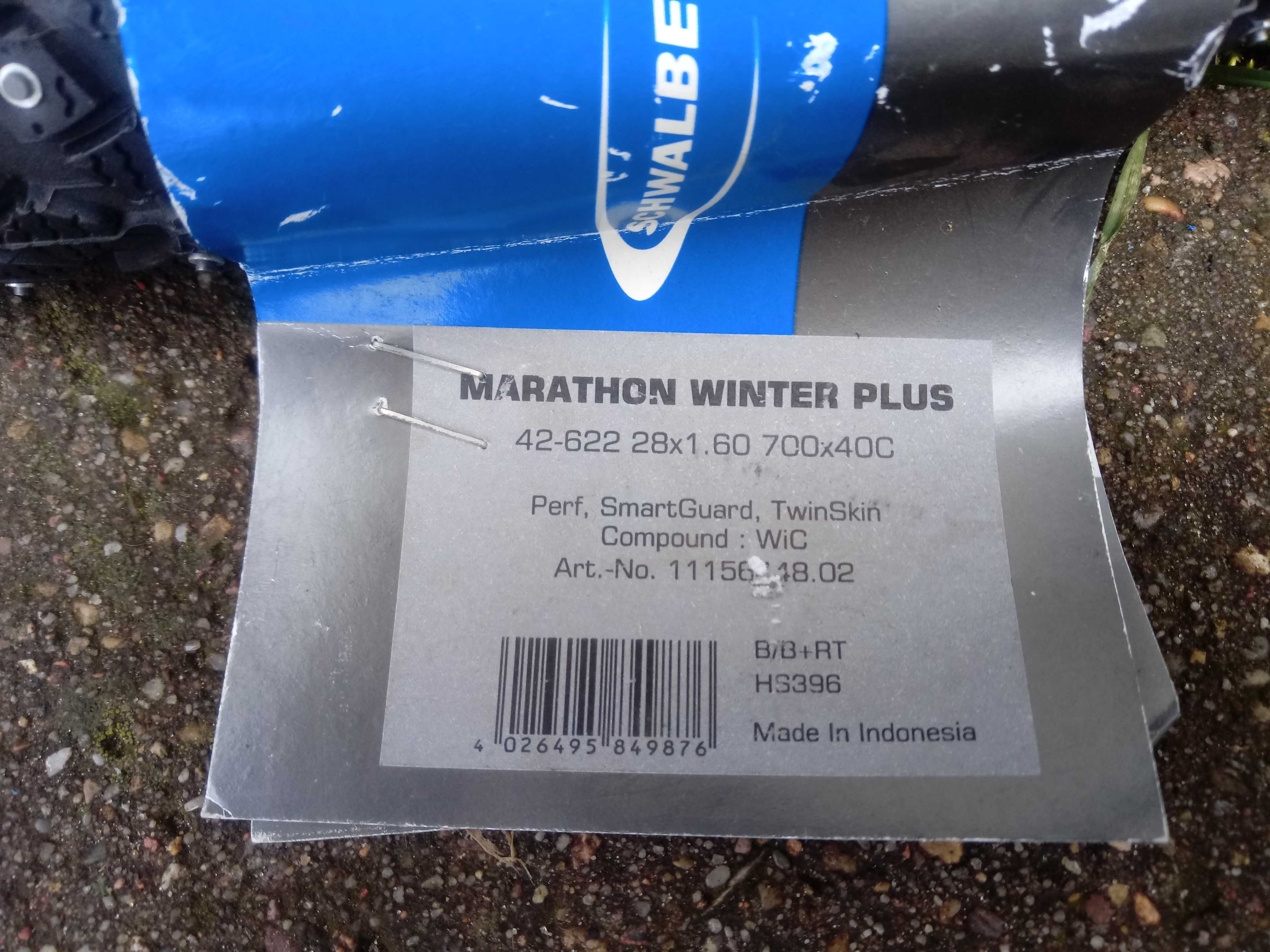Opona zimowa Schwalbe MARATHON WINTER PLUS 28x1.6
