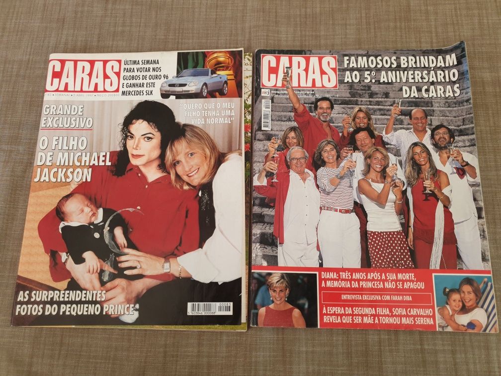 Revistas antigas. Caras. Máxima.