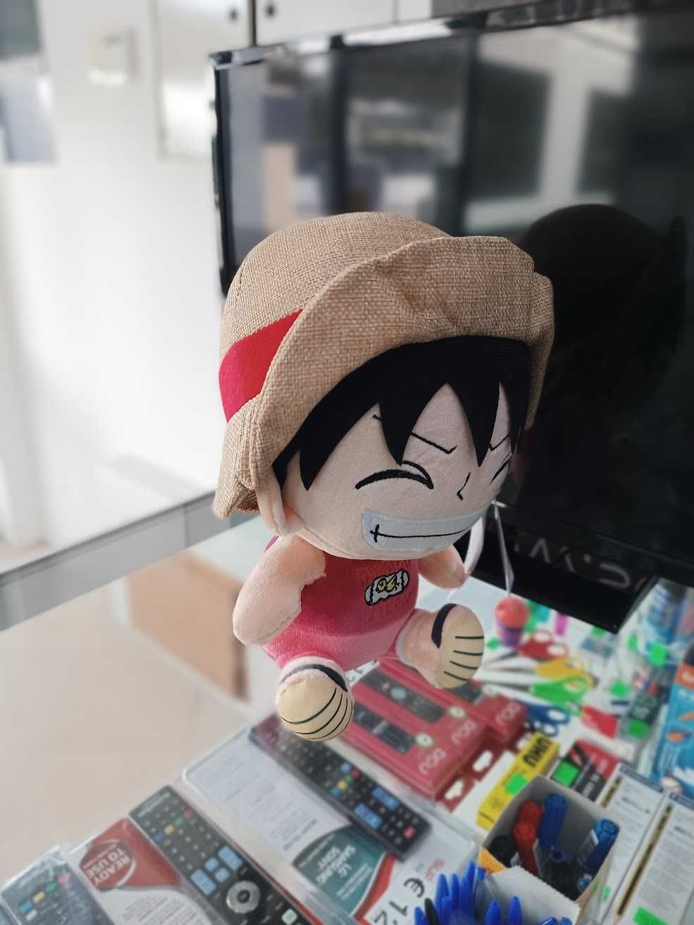 Novidade:Peluche One Piece Luffy HQ New Edition 27/25cm