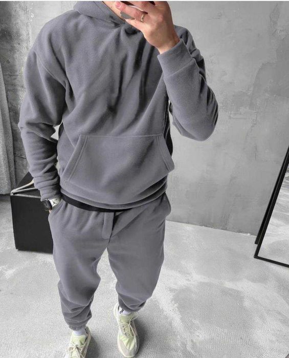 Теплий чоловічий спортивний костюм фліс | мужской костюм модель 809