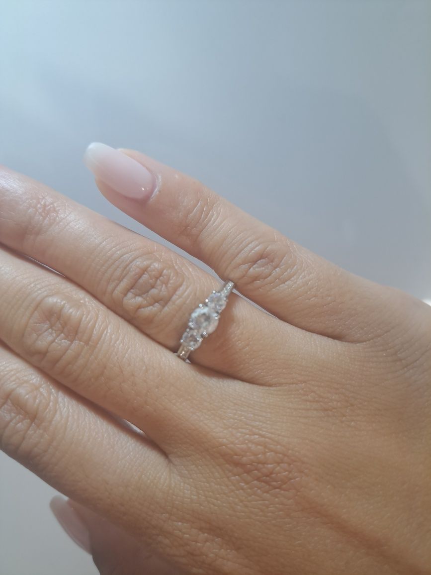 Anel Attract Trilogy Swarovski