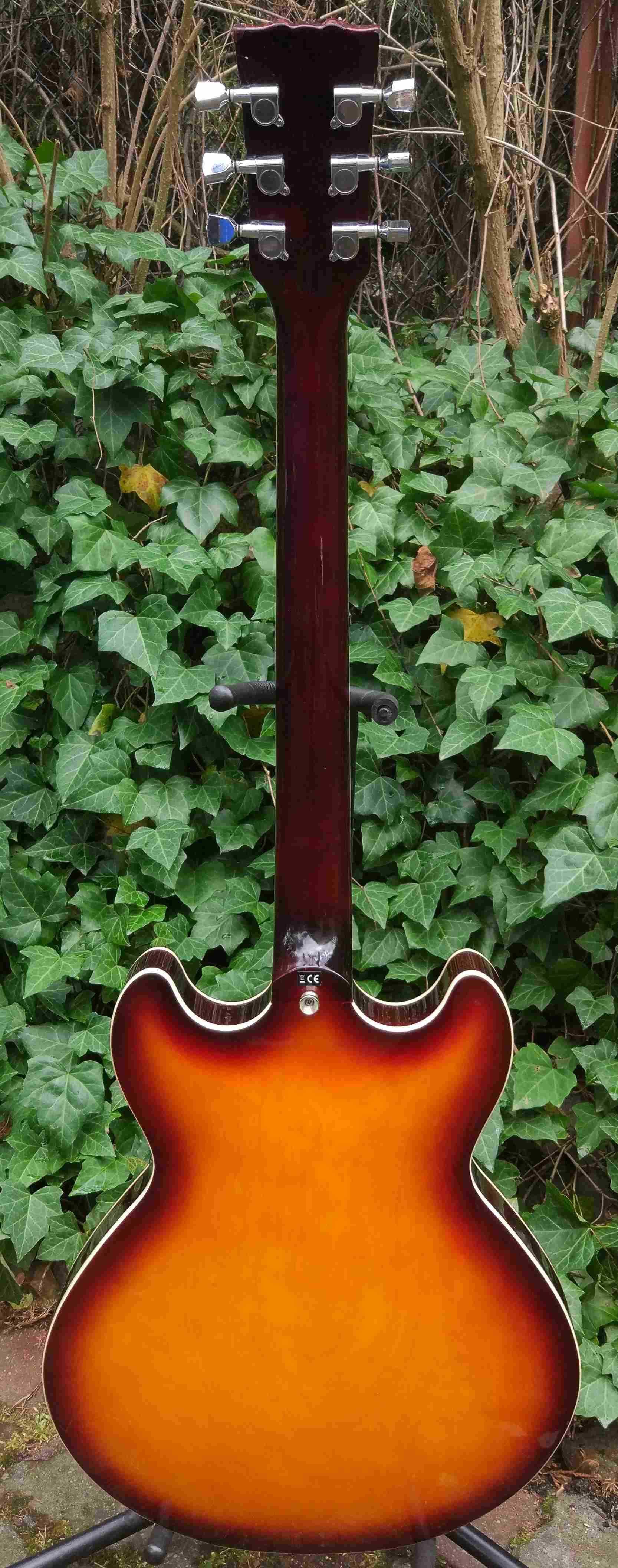 Gitara elektryczna Hollow Body HB-35Plus Vintage Burst
