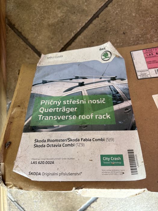 Belki/relingi bagażnik dachowy Skoda