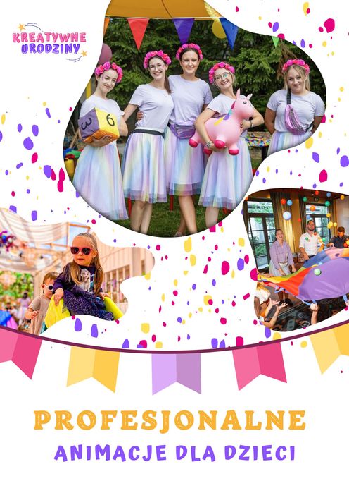 Animacje dla dzieci Kraków - Animator - urodziny, komunie, wesela