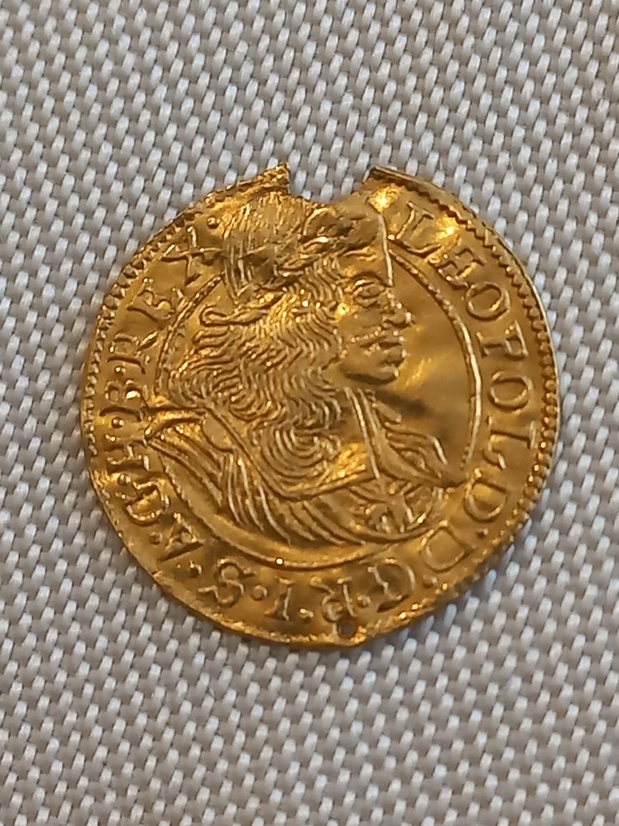 Dukat  1/4 złoto  1669 r. Wrocław  RRR