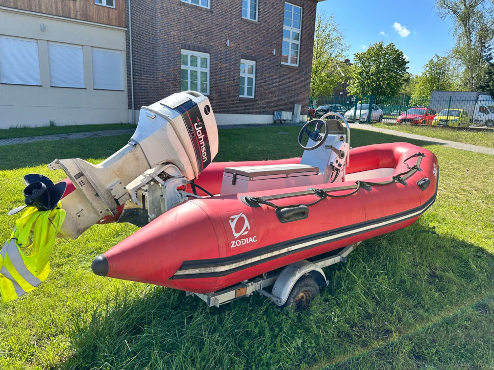 motorówka rib - Zodiac Pro 470 + silnik Johnson 70 KM