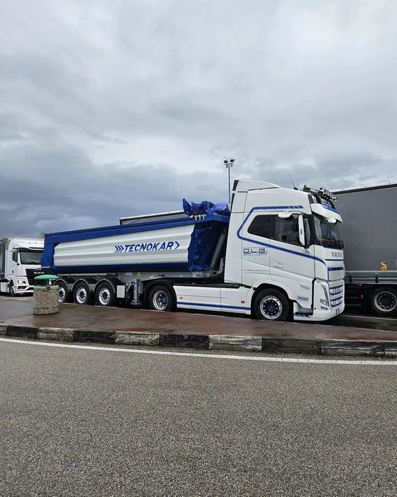 Tecnokar SUPERTOP / HARDOX / DOCOL / V25 m3 / 5400 kg  Naczepa wywrotka Half-Pipe HARDOX / DOCOL / 5400 kg