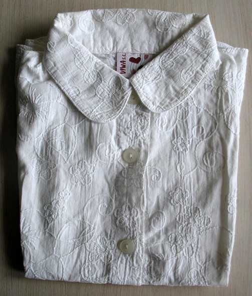 Bluzka biała dla dziewczynki, rozmiar 134