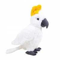 Maskotka Papuga kakadu Biała 25 cm N427