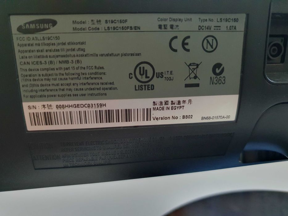 Monitor 19 samsung