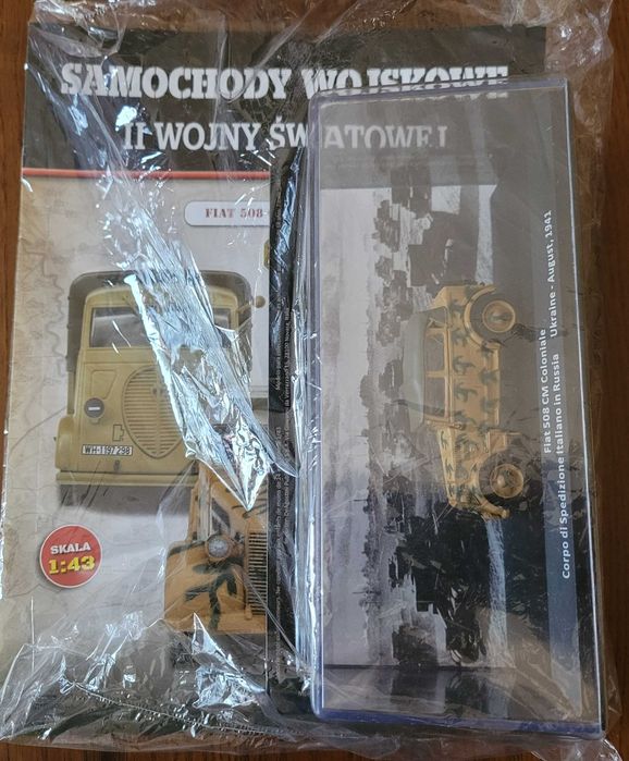 Samochody Wojskowe II Wojny Światowej - Fiat 508 1:43