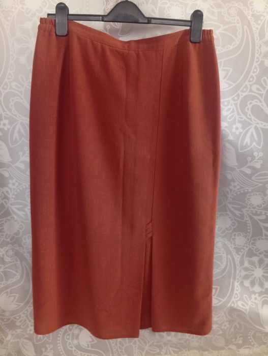 Oltre garsonka żakiet + spódnica w kolorze rudości