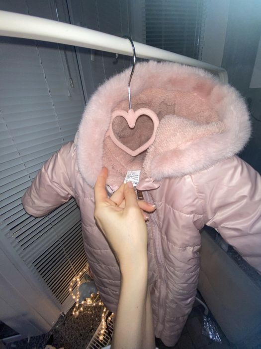 Комбінезон дитячий 68р. разом із шапочкою (осінь/весна)