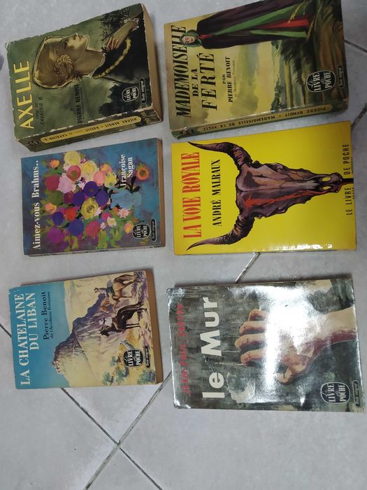 Seis livros franceses Jean Paul Sartre