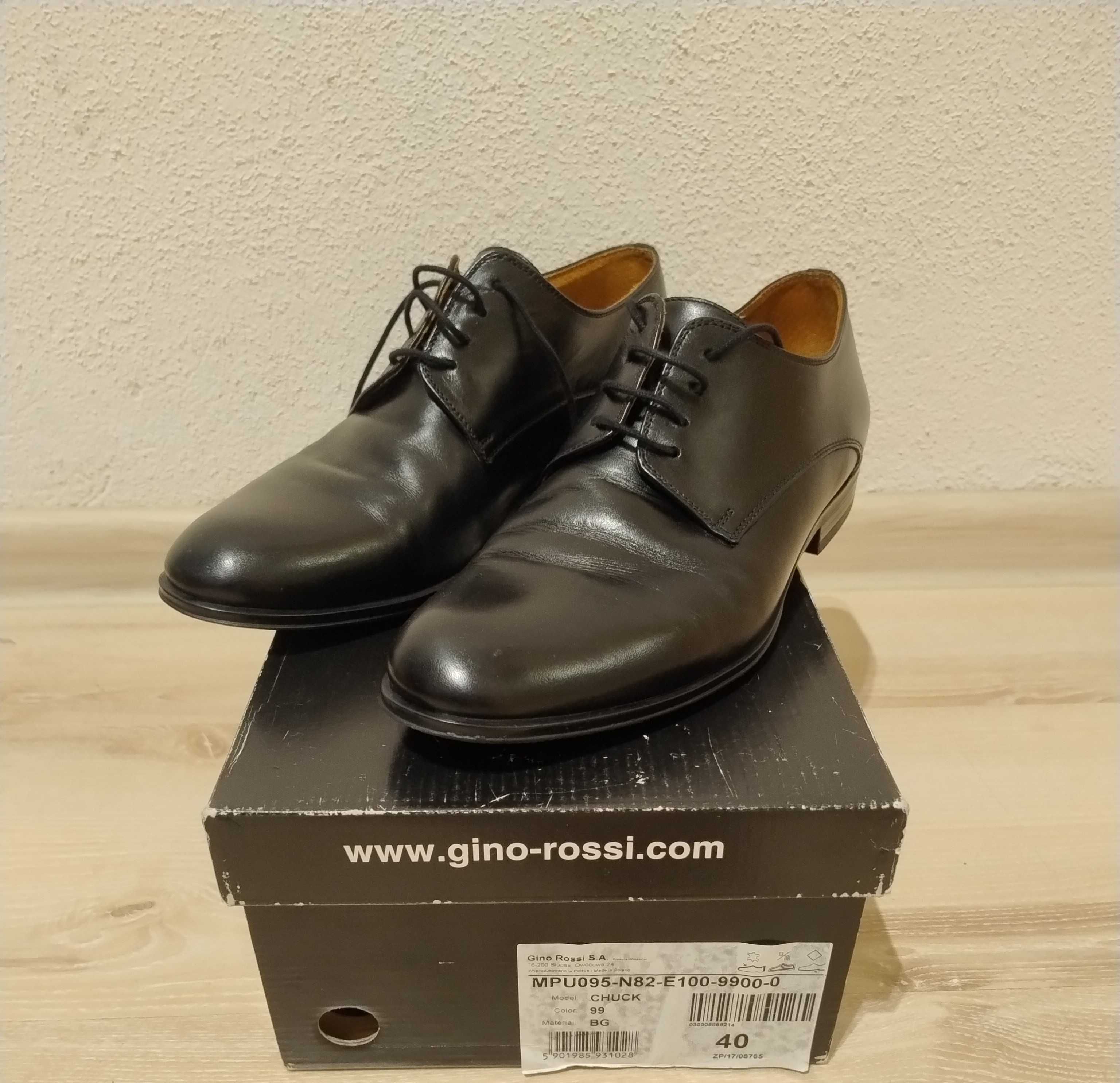 Buty męskie GINO ROSSI rozmiar 40 / 26,5cm