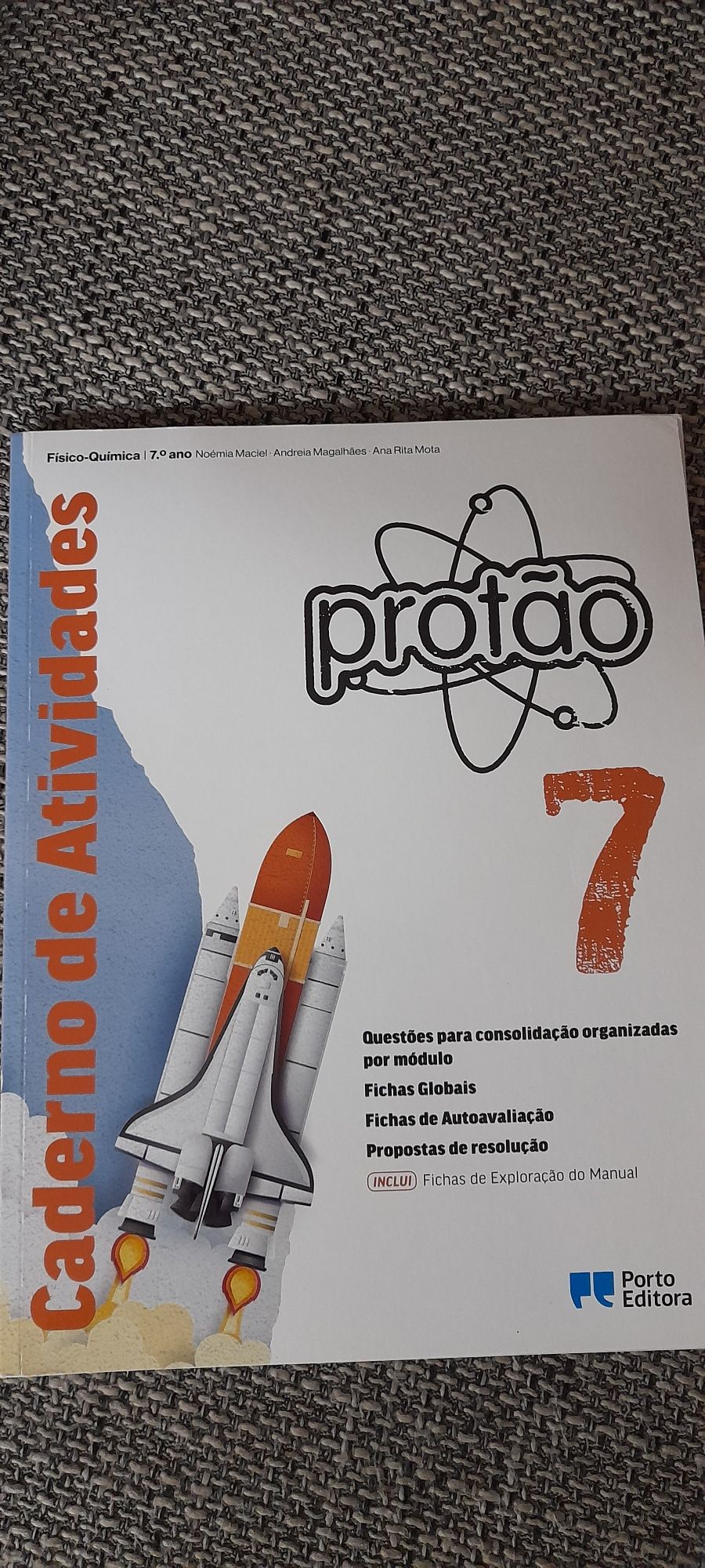 Caderno de Atividades de Físico-química Protão 7 portes grátis