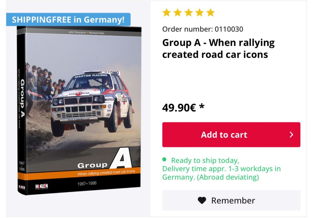 Group A - When rallying created road car icons