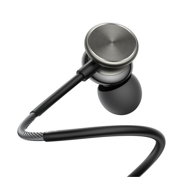 Przewodowe słuchawki douszne Joyroom Wired Series JR-EW03 ciemnoszare