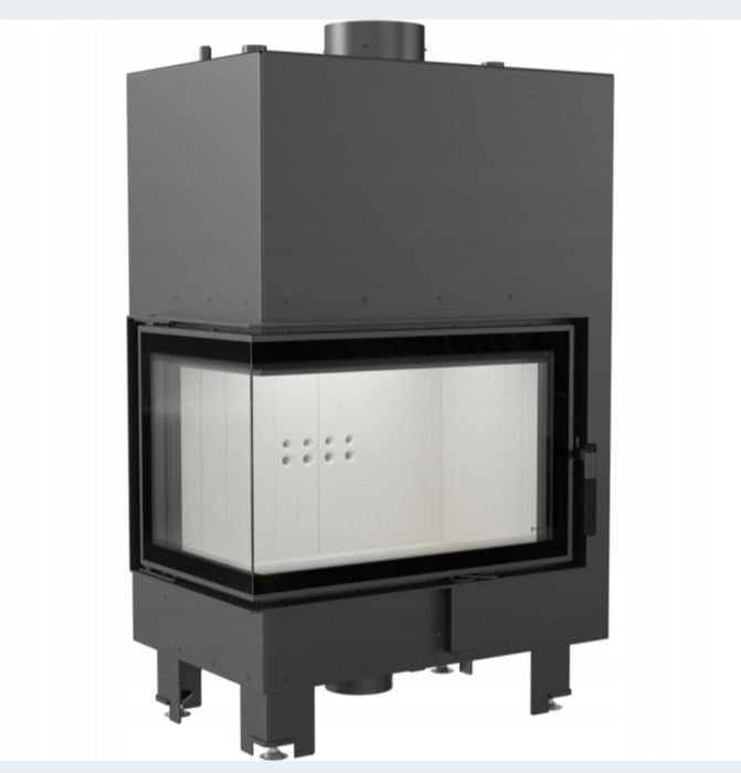 Wkład kominka + zestaw do montażu MBM/PW/10/L/BS/W