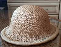 Соломенная шляпа котелок сафари бамбук