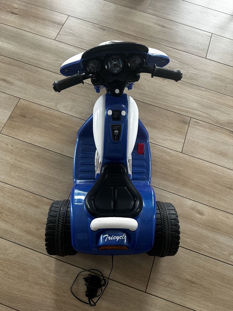 Policyjny Motor dla dziecka - niebieski