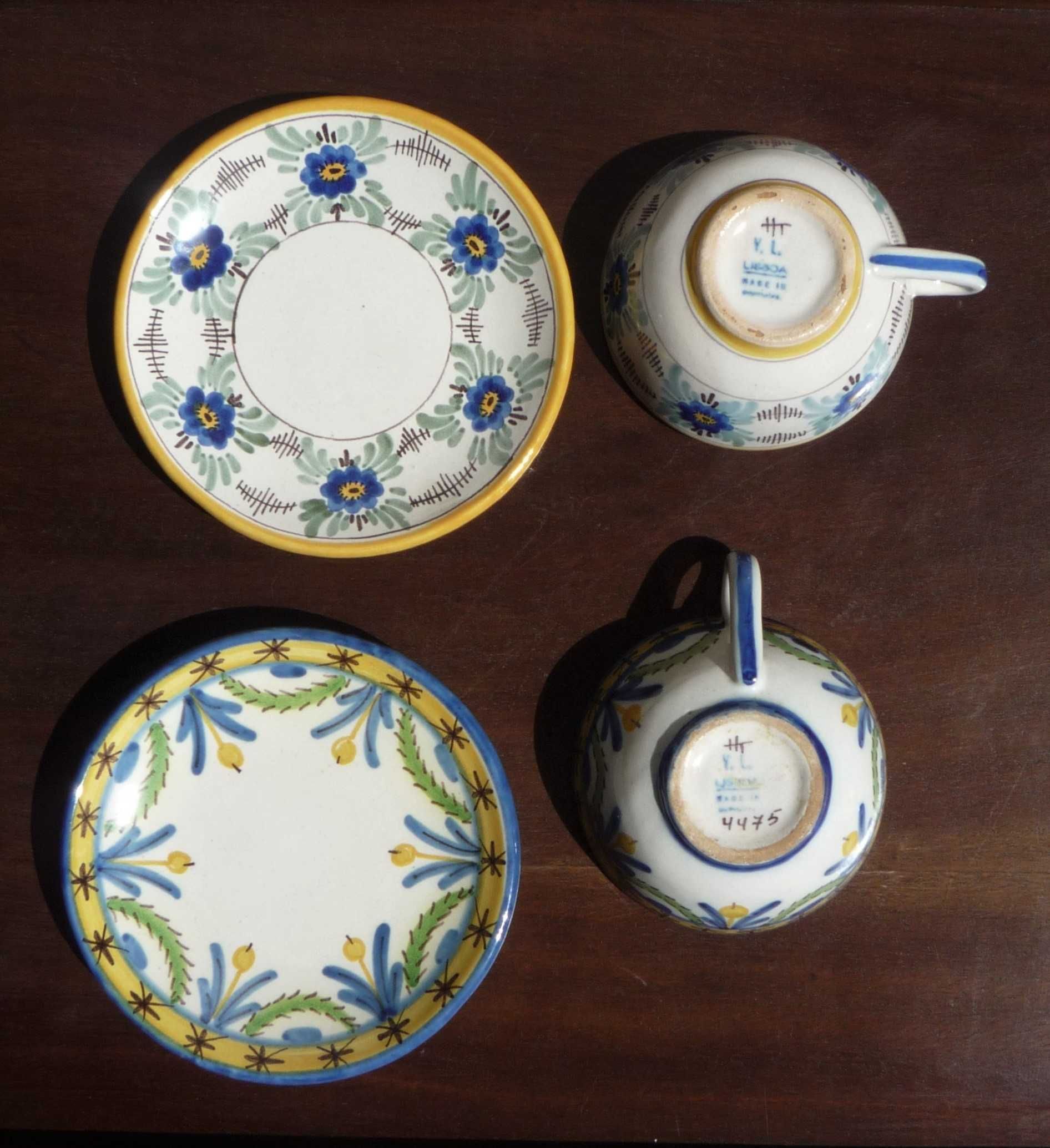 Chávenas de porcelana Viúva Lamego, Lisboa