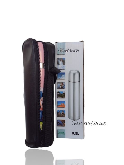 Термос дитячий в чохлі з чашкою Міккі Маус 500мл./Термос Микки Маус.