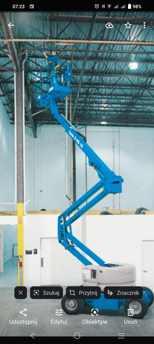 Genie z 45 DC , zwyżka wynajem , elektryczna , 16 m, jlg, sky jack,