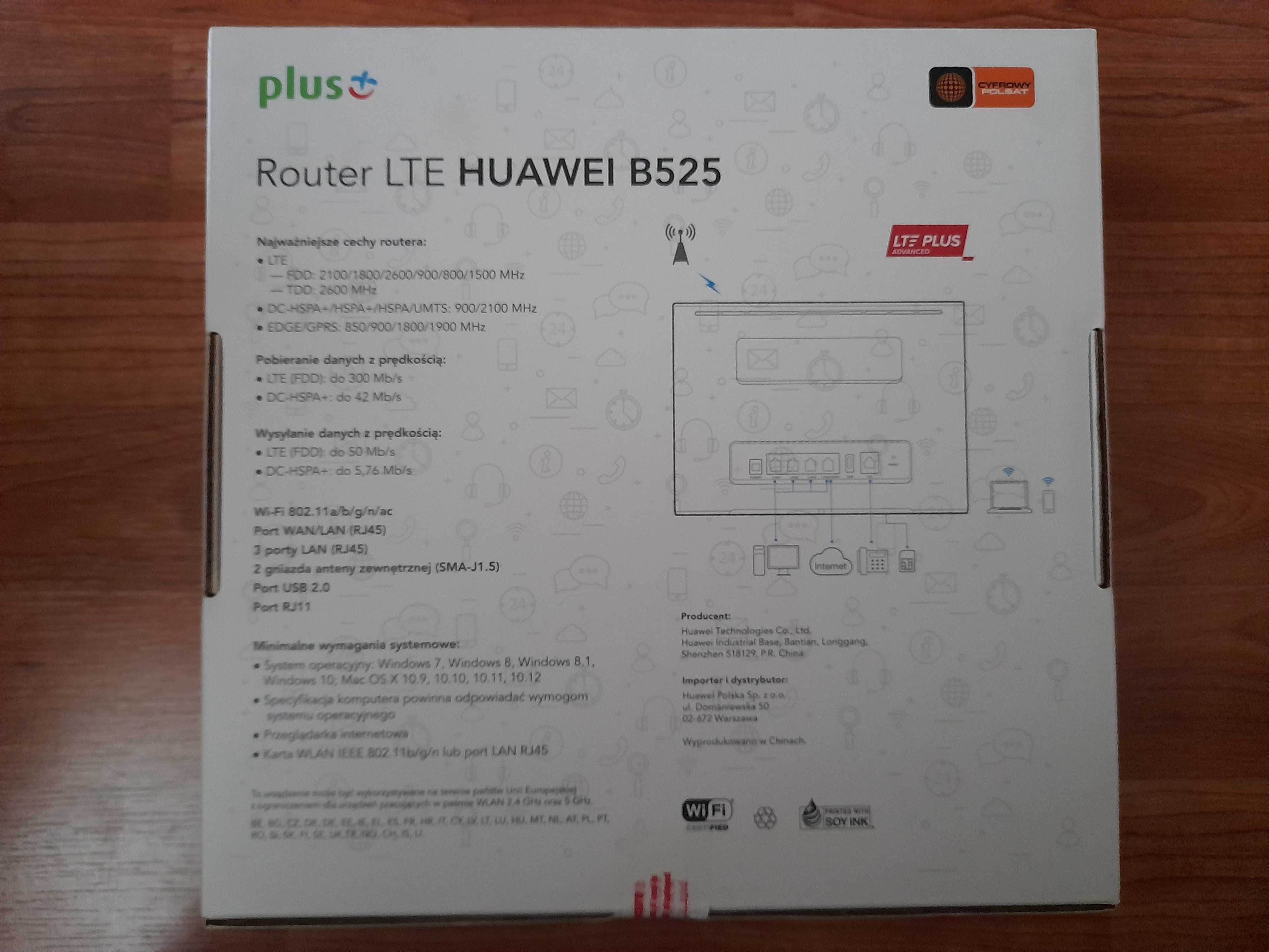Nowy router HUAWEI B525 s-23a 4G LTE
